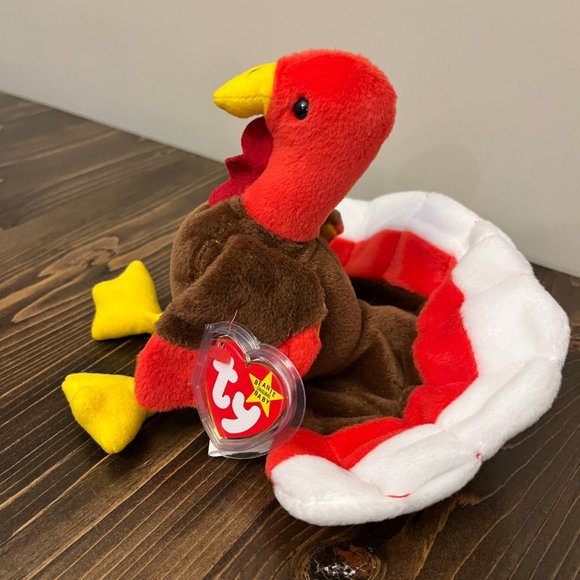 Ty Beanie Baby “Gobbles” the Thanksgiving Turkey! (5.5 inch) ***Rare*** - Picture 2 of 8